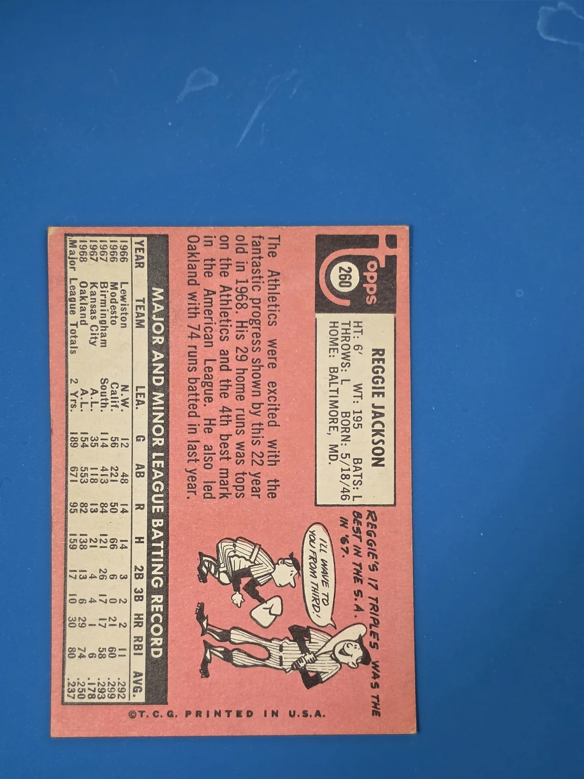 Original vintage sports card detail photograph